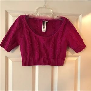 Half-Top Pink Dance Sweater